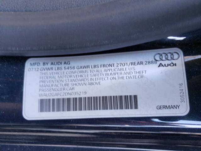 2013 AUDI A7 PRESTIG WAU2GAFC2DN035219
