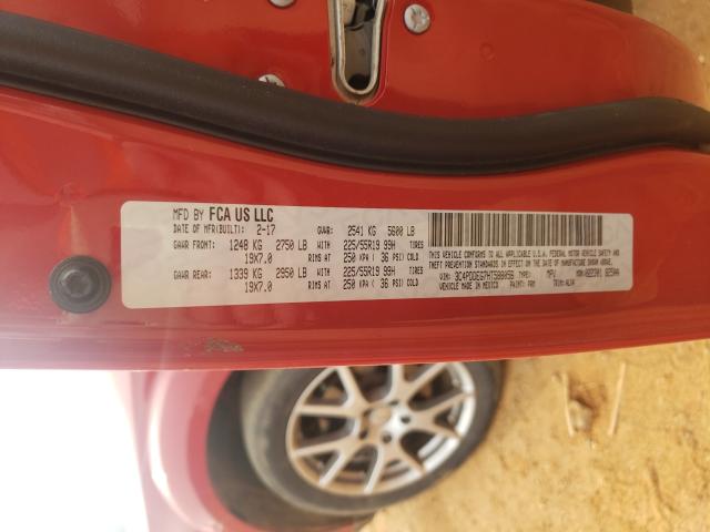 2017 DODGE JOURNEY GT 3C4PDDEG7HT588056