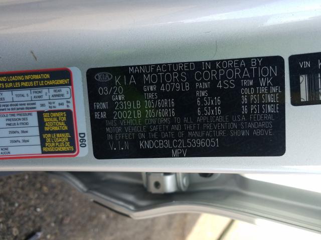 2020 KIA NIRO LX KNDCB3LC2L5396051