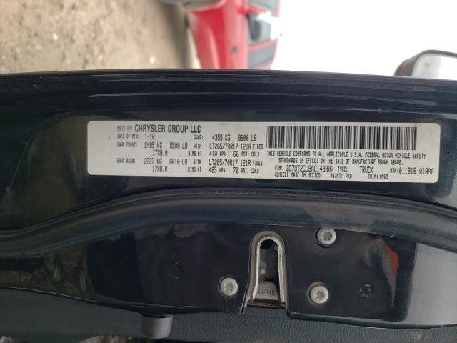 2010 DODGE RAM 2500 3D7UT2CL9AG148807