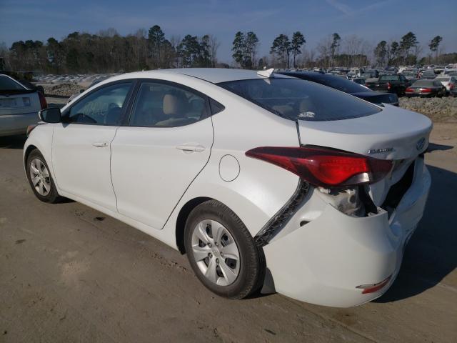 2016 HYUNDAI ELANTRA L 5NPDH4AEXGH793655
