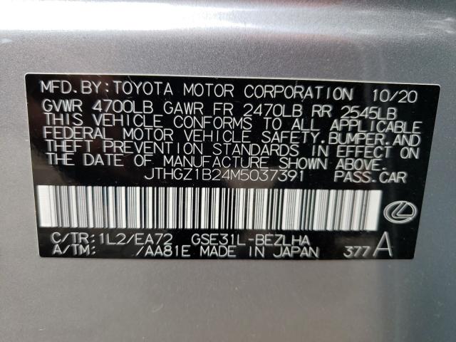 2021 LEXUS IS 350 F-S JTHGZ1B24M5037391