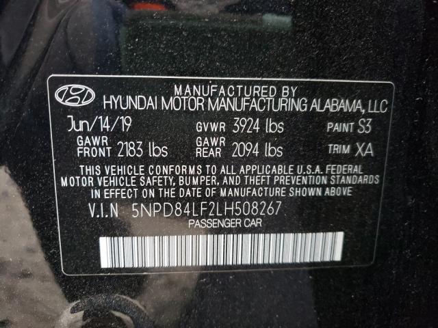 2020 HYUNDAI ELANTRA SE 5NPD84LF2LH508267