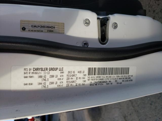 2014 JEEP PATRIOT LI 1C4NJPCB8ED684224