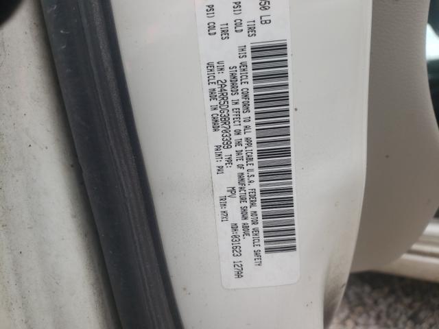 2011 CHRYSLER TOWN AND C 2A4RR5DG3BR703399