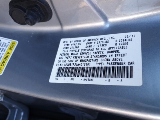 2017 ACURA TLX 19UUB1F31HA010661