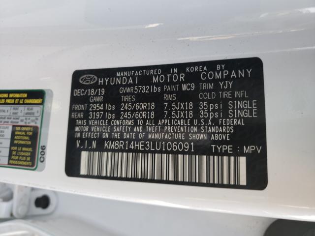 2020 HYUNDAI PALISADE S KM8R14HE3LU106091