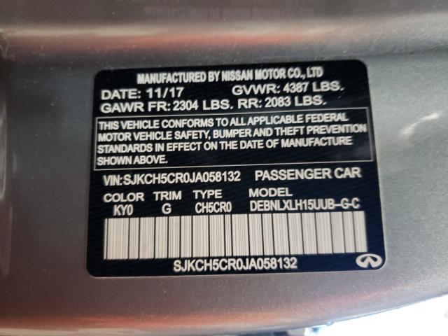 2018 INFINITI QX30 SJKCH5CR0JA058132