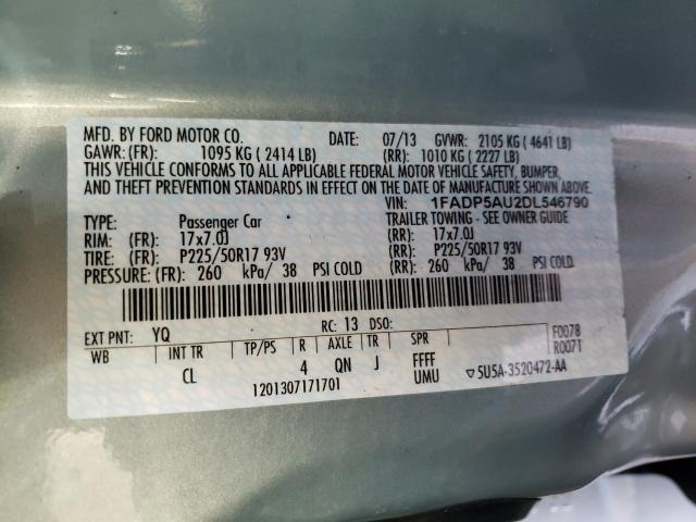 2013 FORD C-MAX SE 1FADP5AU2DL546790