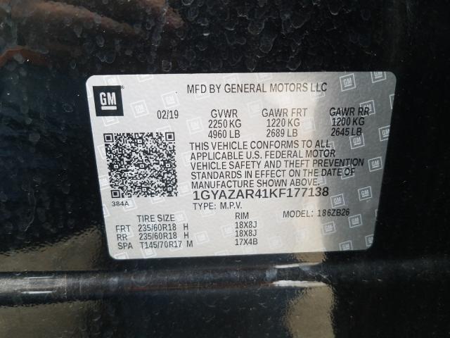 2019 CADILLAC XT4 LUXURY 1GYAZAR41KF177138