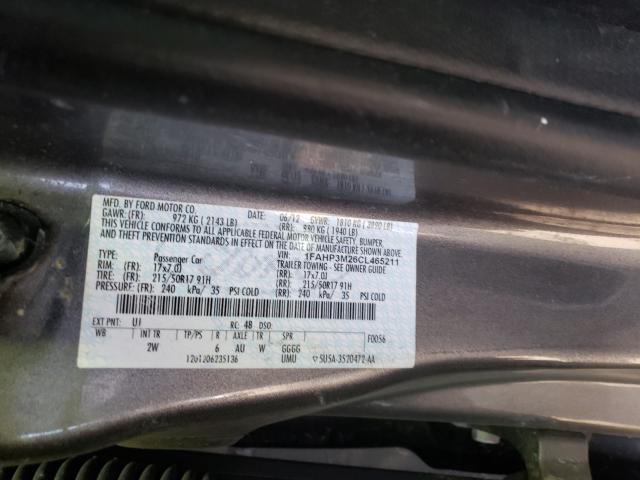 2012 FORD FOCUS SEL 1FAHP3M26CL465211