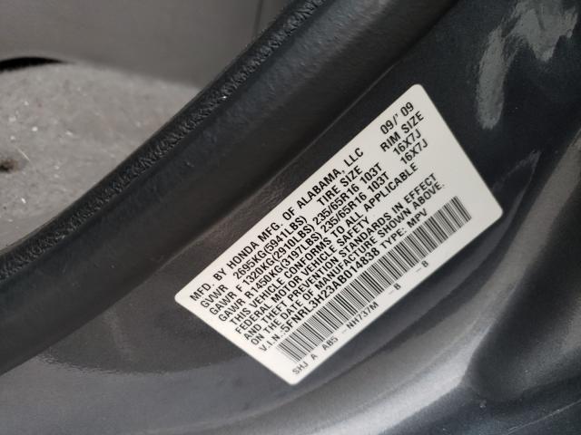 2010 HONDA ODYSSEY LX 5FNRL3H23AB014838