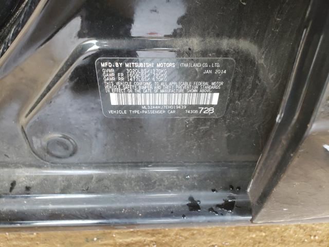 2014 MITSUBISHI MIRAGE ES ML32A4HJ7EH019439