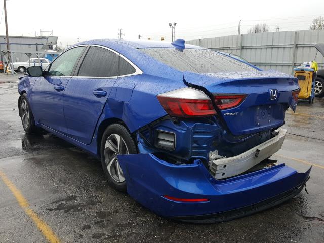 2019 HONDA INSIGHT EX 19XZE4F59KE025539