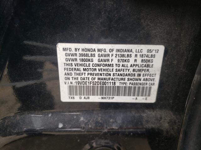 2013 ACURA ILX 20 PRE 19VDE1F52DE001118