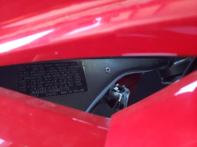 2012 KAWASAKI EX650 EC JKAEXEE18CDA07773