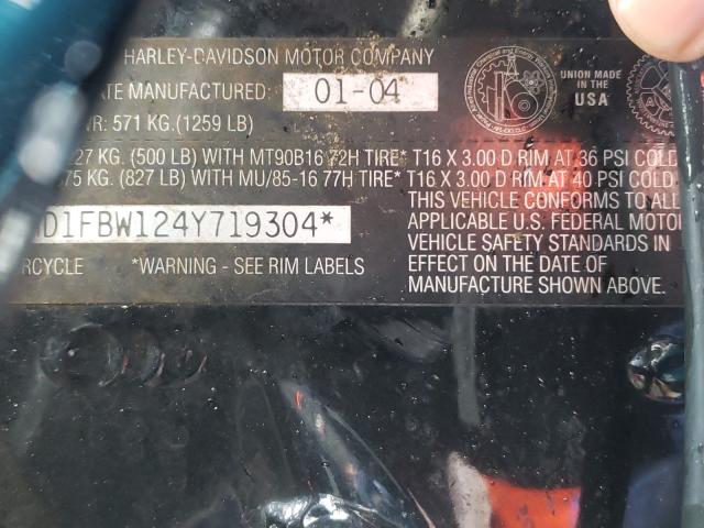 2004 HARLEY-DAVIDSON FLHRI 1HD1FBW124Y719304