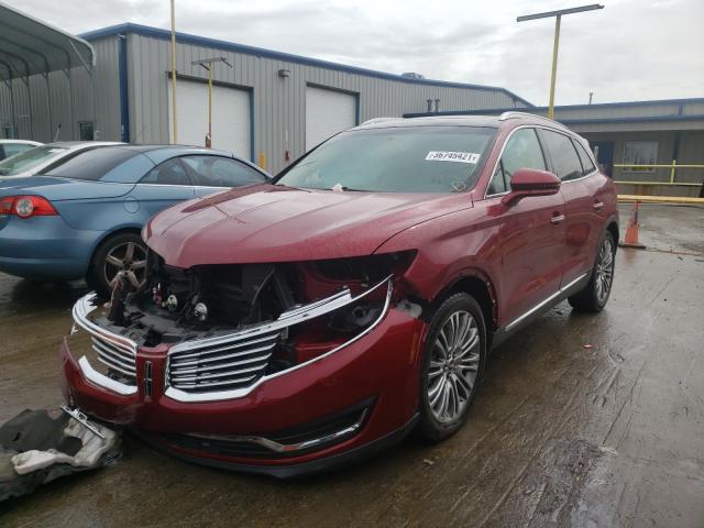 2016 LINCOLN MKX RESERV 2LMPJ6LR5GBL29276