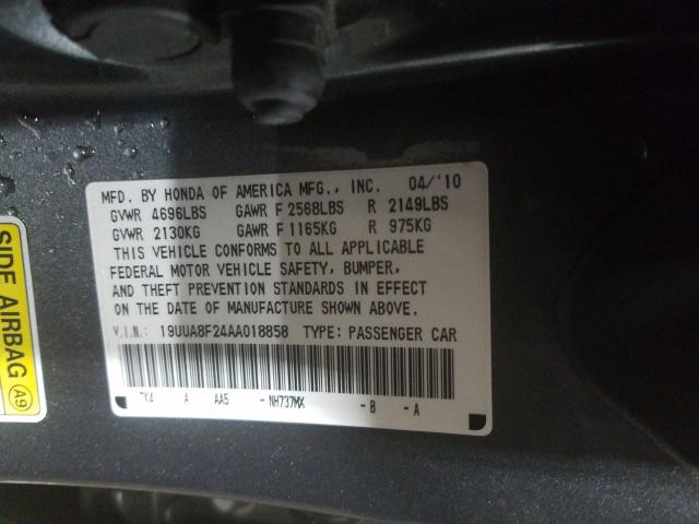 2010 ACURA TL 19UUA8F24AA018858