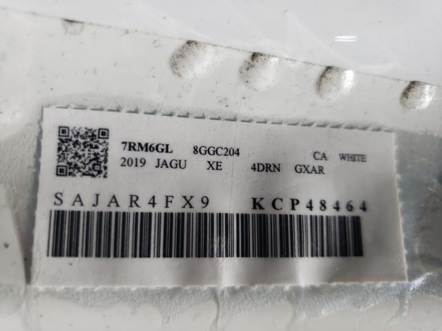 2019 JAGUAR XE SAJAR4FX9KCP48464