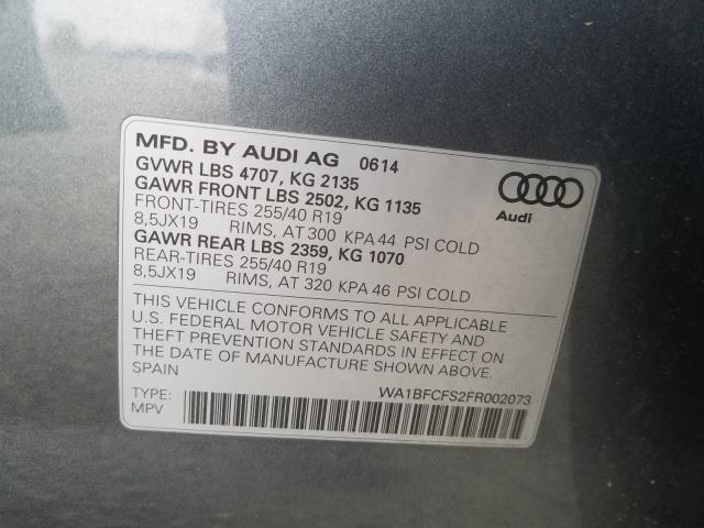 2015 AUDI Q3 PREMIUM WA1BFCFS2FR002073