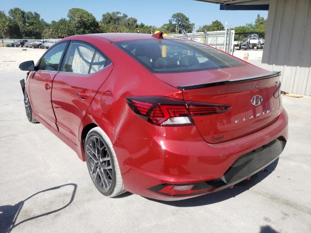 2019 HYUNDAI ELANTRA SP KMHD04LBXKU816579