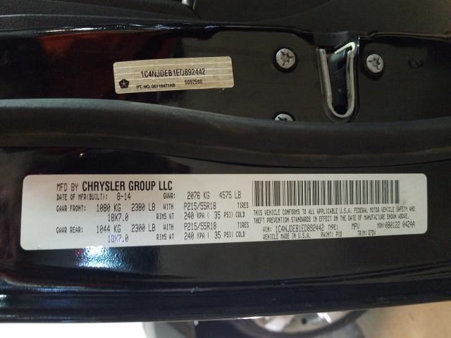 2014 JEEP COMPASS LA 1C4NJDEB1ED892442
