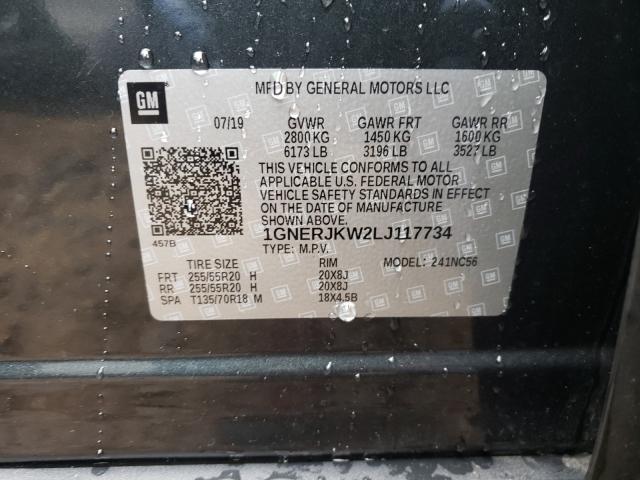 2020 CHEVROLET TRAVERSE R 1GNERJKW2LJ117734