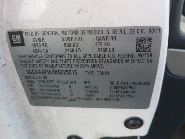 2011 CHEVROLET HHR PANEL 3GCAAAFW2BS625515