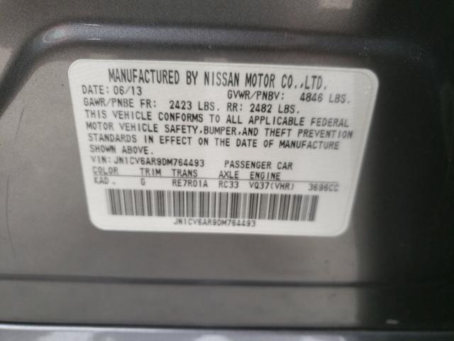 2013 INFINITI G37 X JN1CV6AR9DM764493