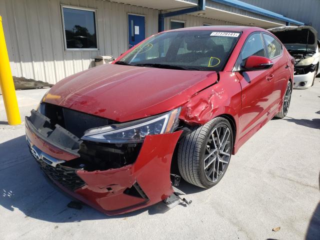 2019 HYUNDAI ELANTRA SP KMHD04LBXKU816579