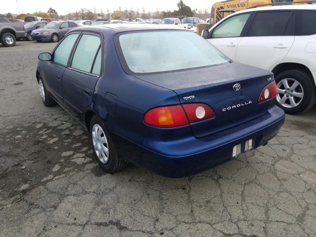 toyota corolla 2001 vin 1nxbr12e21z527508