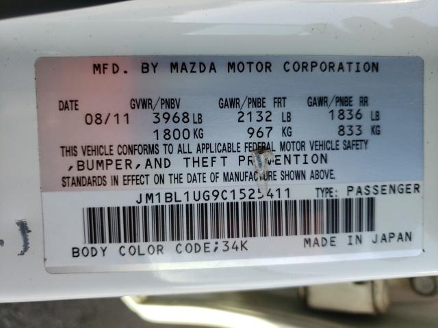 2012 MAZDA 3 I JM1BL1UG9C1525411