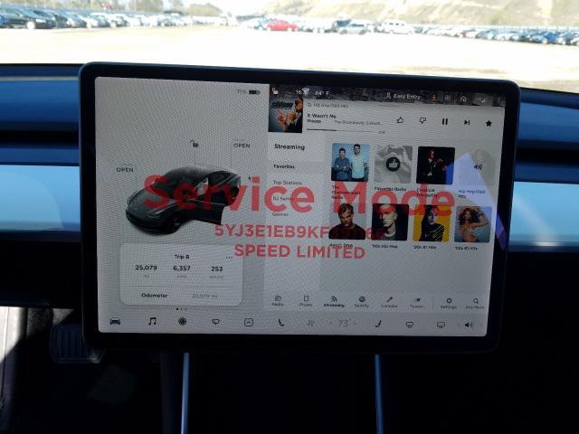 2019 TESLA MODEL 3 5YJ3E1EB9KF391166