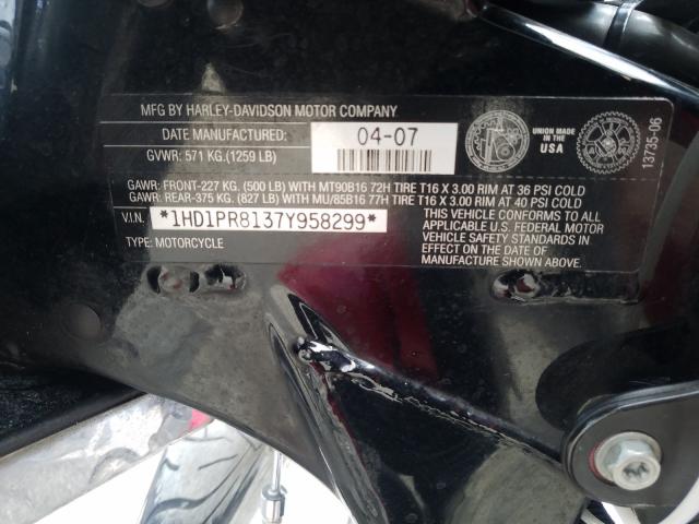 2007 HARLEY-DAVIDSON FLHTCUSE 1HD1PR8137Y958299