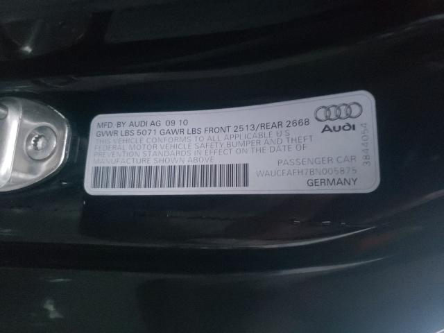 2011 AUDI A5 PREMIUM WAUCFAFH7BN005875