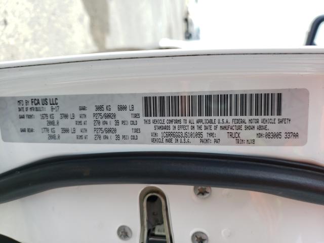 2018 RAM 1500 SLT 1C6RR6GG3JS101095