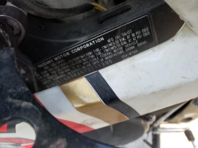 2007 SUZUKI GSX750 JS1GR7KA572111395