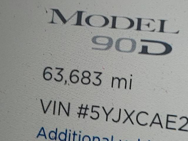 2016 TESLA MODEL X 5YJXCAE29GF007112