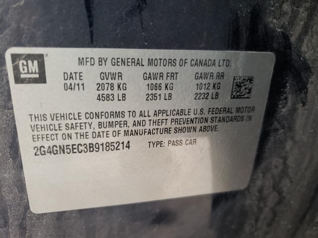 2011 BUICK REGAL CXL 2G4GN5EC3B9185214