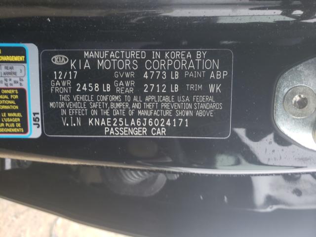 2018 KIA STINGER PR KNAE25LA6J6024171
