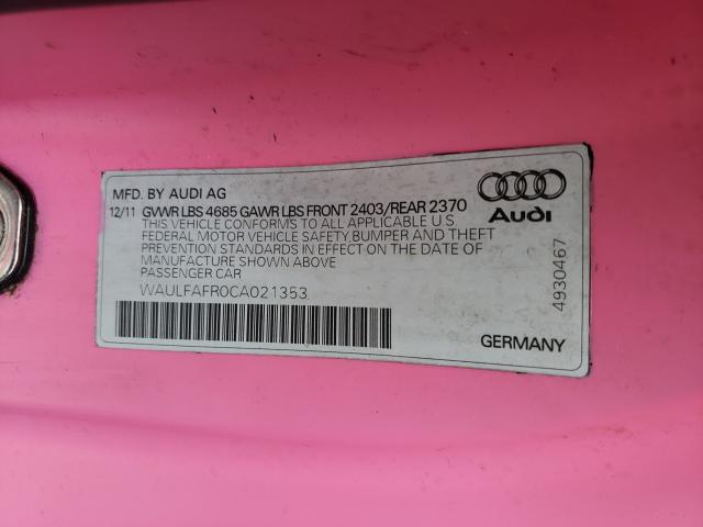 2012 AUDI A5 PREMIUM WAULFAFR0CA021353