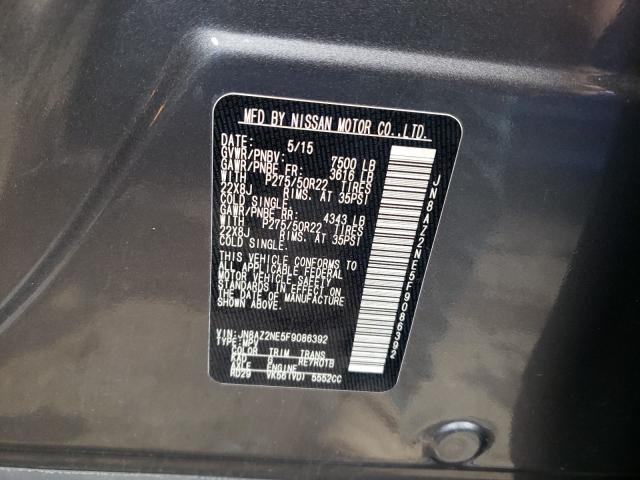 2015 INFINITI QX80 JN8AZ2NE5F9086392