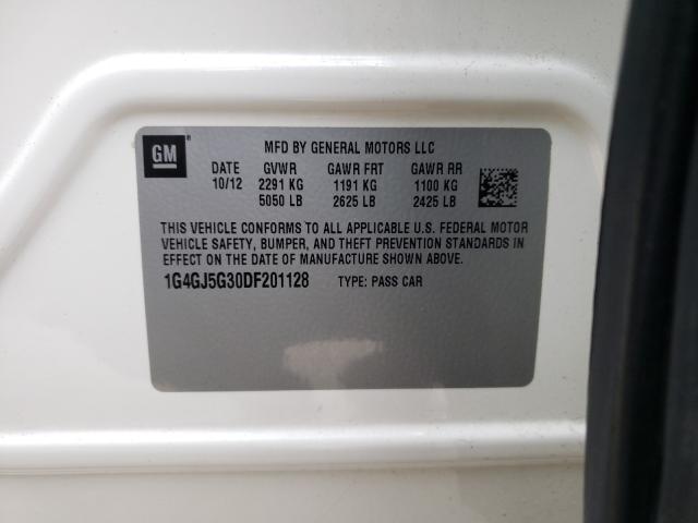 2013 BUICK LACROSSE T 1G4GJ5G30DF201128