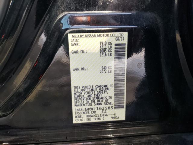 2015 NISSAN ALTIMA 2.5 1N4AL3AP9FC162585