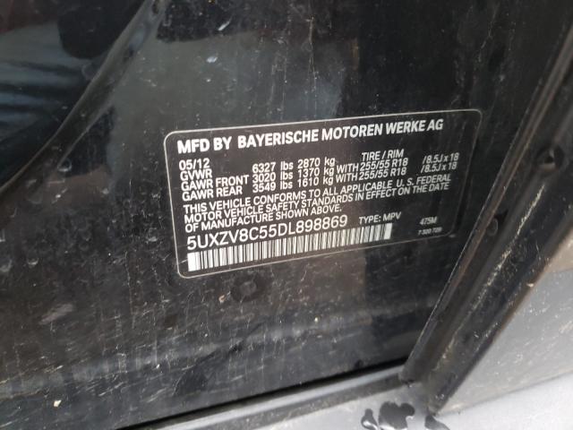 2013 BMW X5 XDRIVE5 5UXZV8C55DL898869
