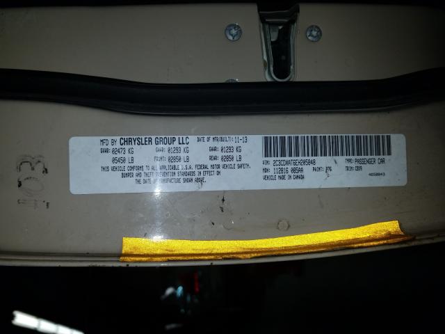 2014 DODGE CHARGER PO 2C3CDXAT6EH205848