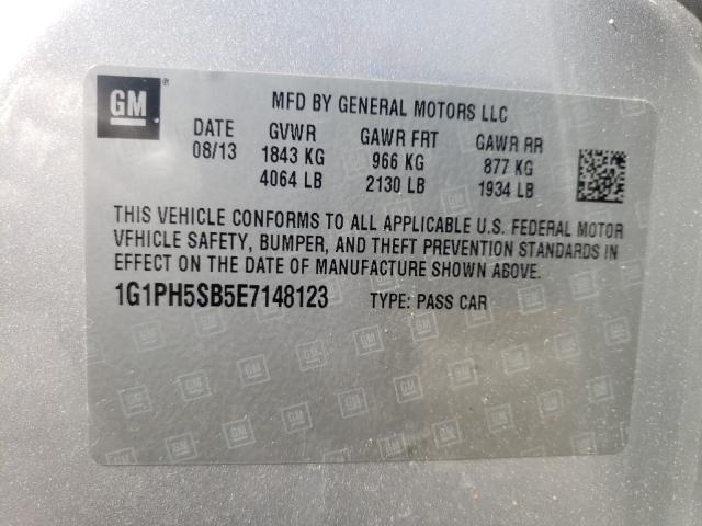 2014 CHEVROLET CRUZE ECO 1G1PH5SB5E7148123