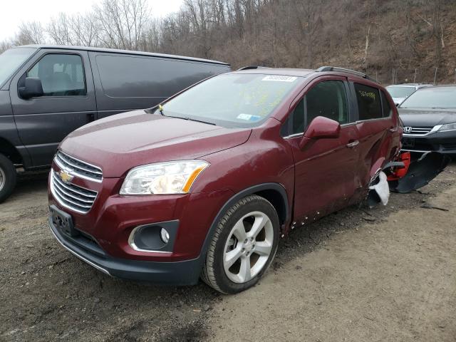 2016 CHEVROLET TRAX LTZ 3GNCJRSB0GL256334