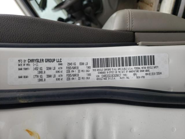 2011 DODGE DURANGO EX 1D4RD2GG1BC628017